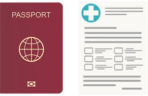 passport or proof of travel insurance